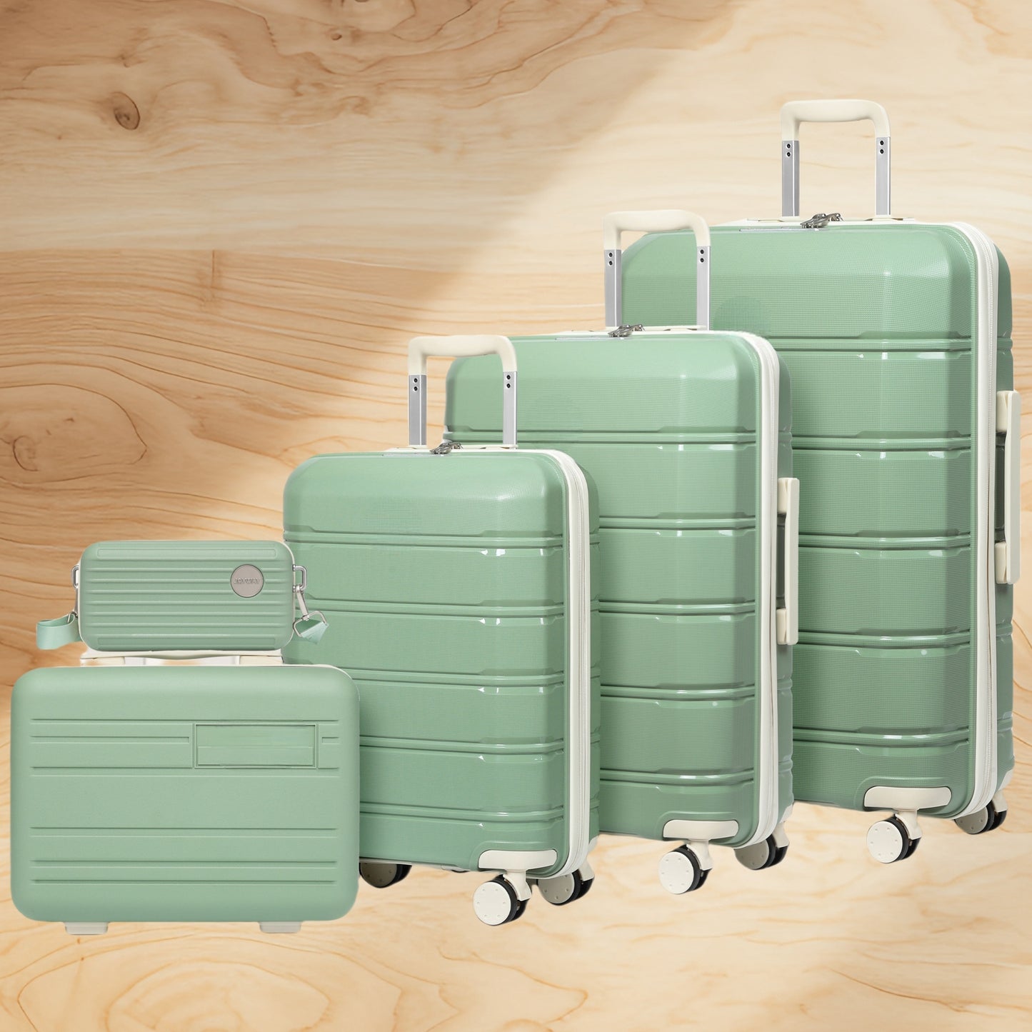 Suitcase Luggage Set with Lock, Juego Maletas con Cerradura