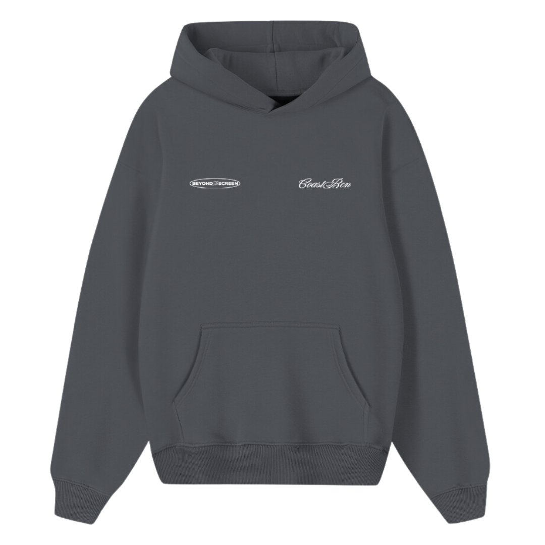 Gray Less Stalking Hoodie