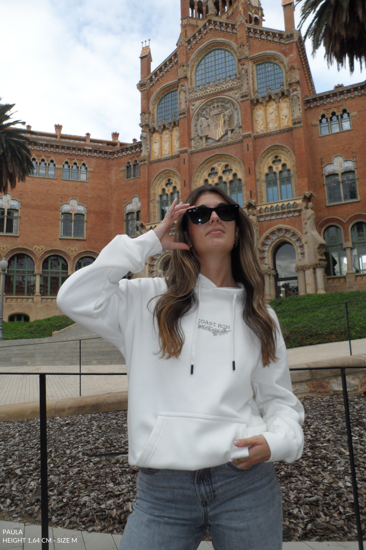 White Wake Up Hoodie