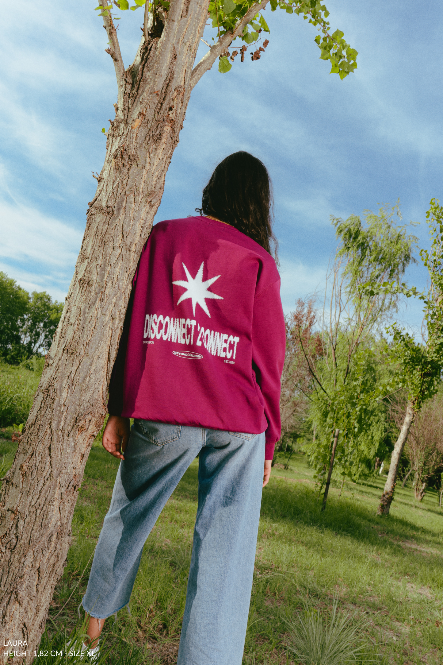 Purple Disconnect Sweatshirt