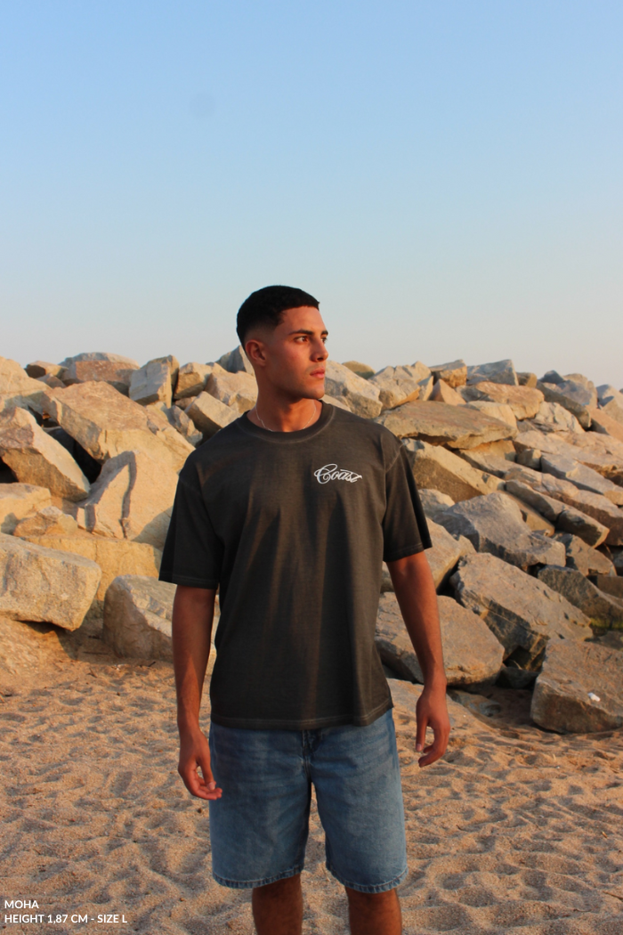 Black Sunset Bloom T-shirt