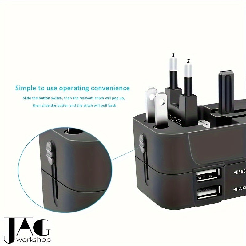 Certified Travel Adapter Adaptador Certificado 150+ Países