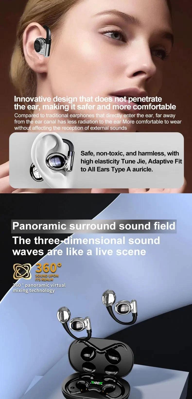 Air Conduction Headphones Auriculares Conducción Aire