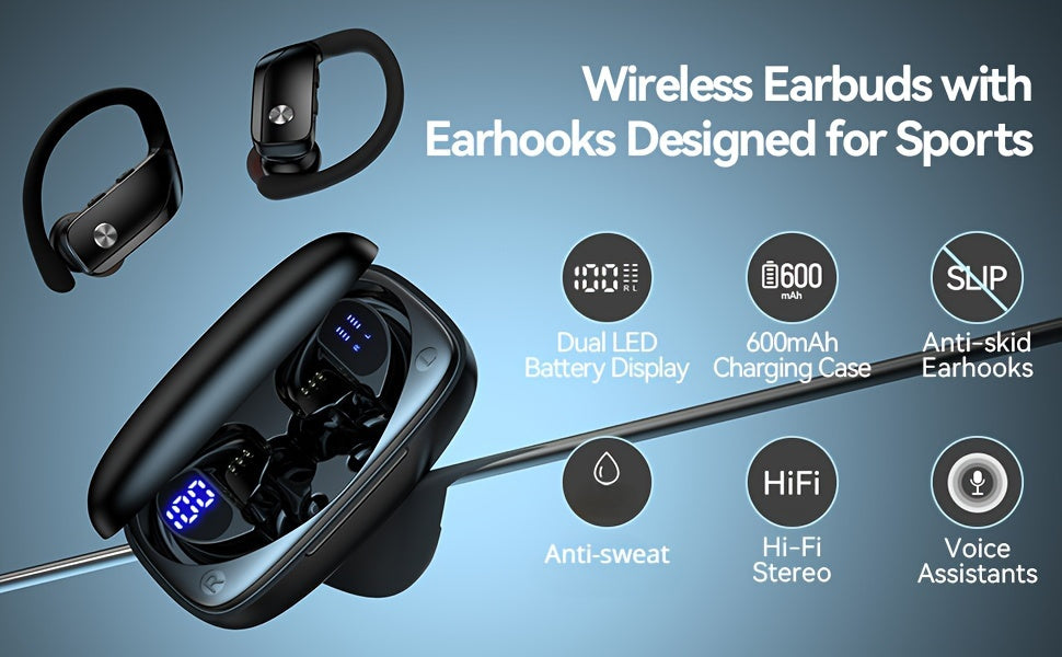 Marathon Sport Earbuds Auriculares Deportivos Maratón