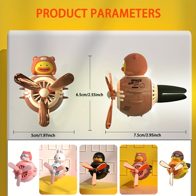 Adorable Pilot Duck Car Air Freshener