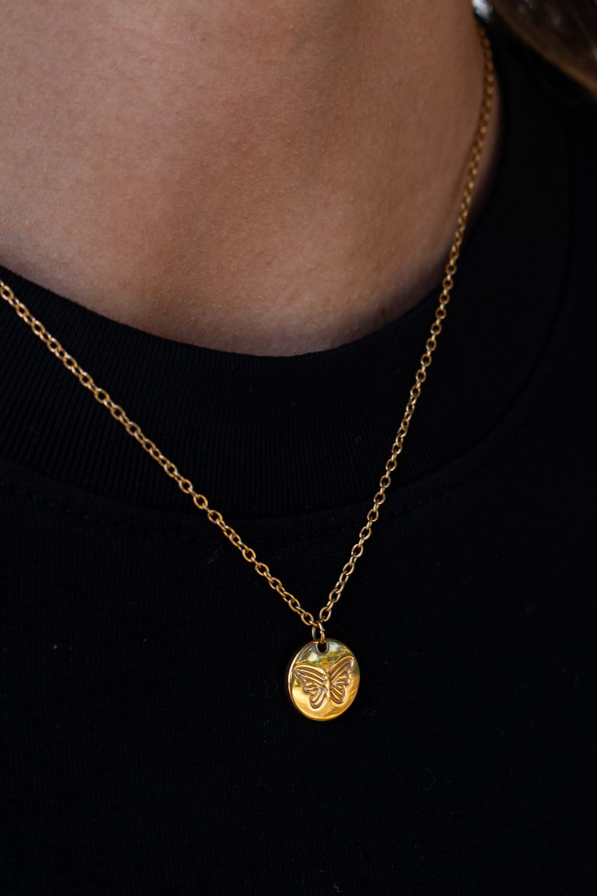 Gold Wings Necklace