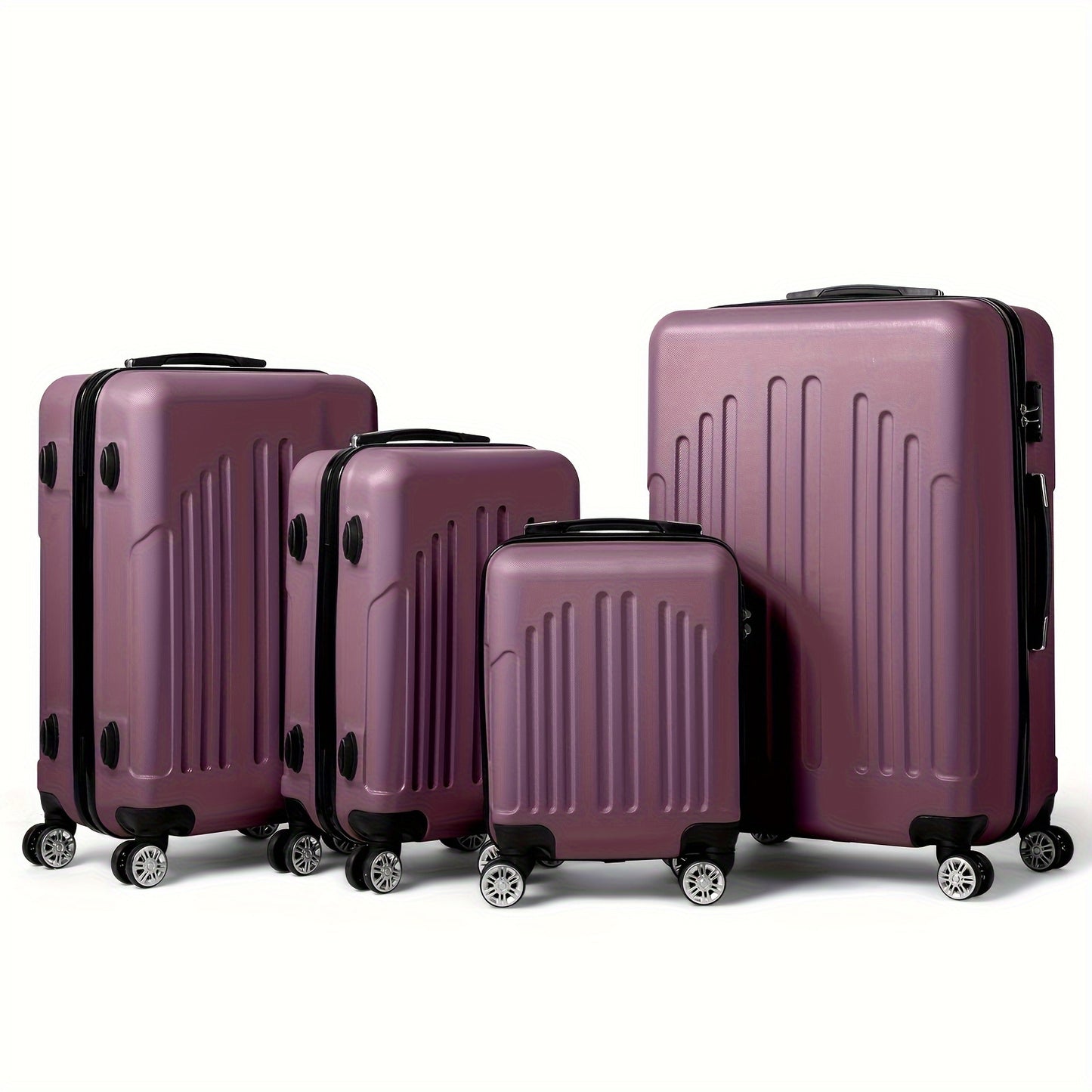 Purple Orchid Suitcase Set, Juego Maletas Orquídea Púrpura