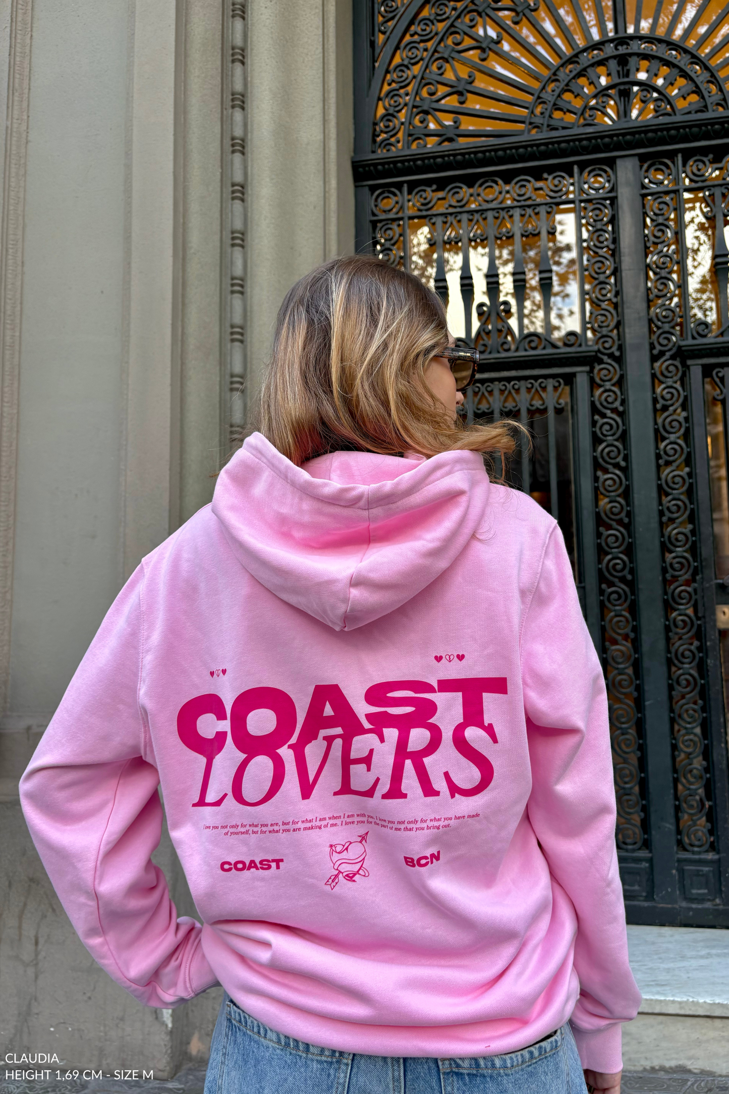 Pink Coast Lovers Hoodie