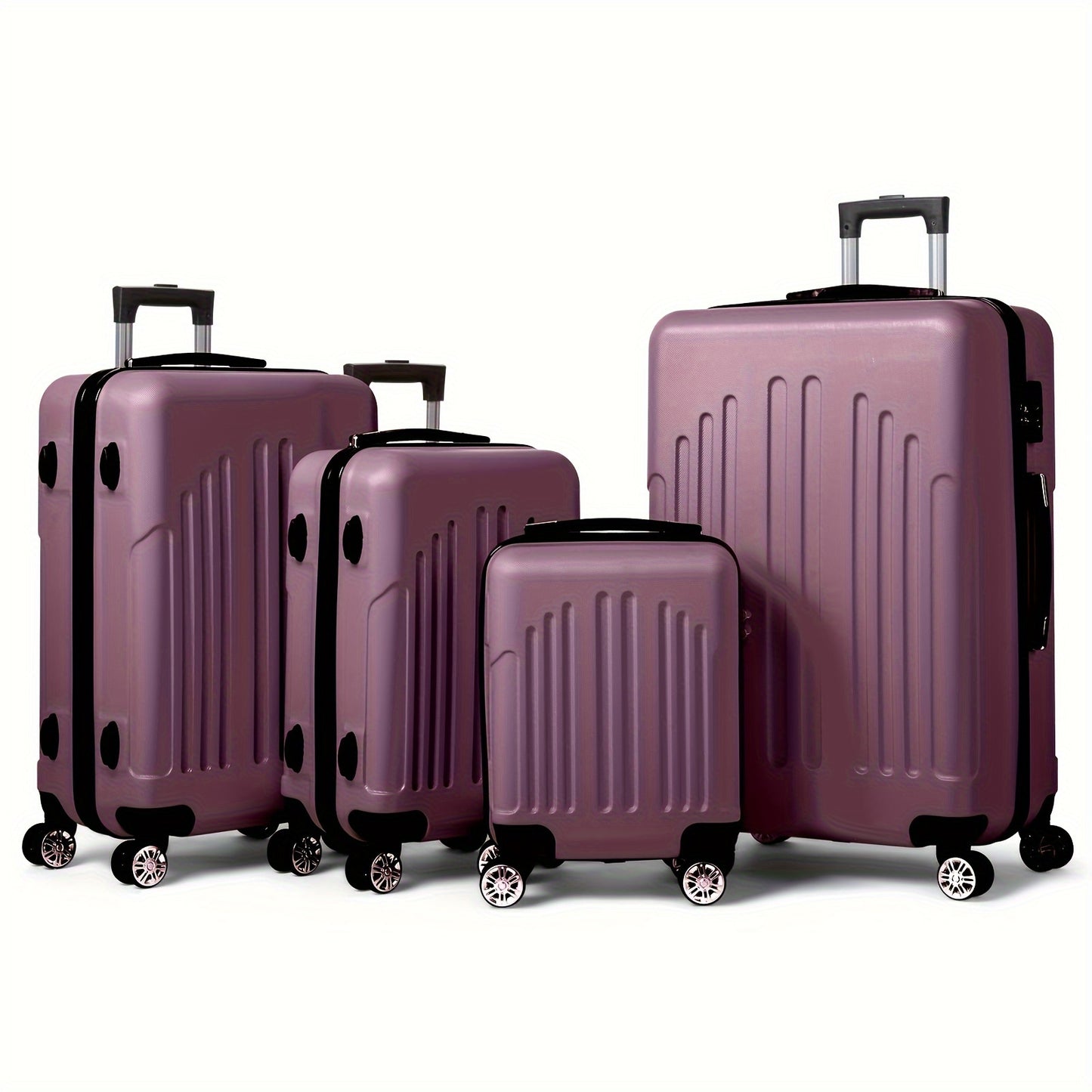 Purple Orchid Suitcase Set, Juego Maletas Orquídea Púrpura