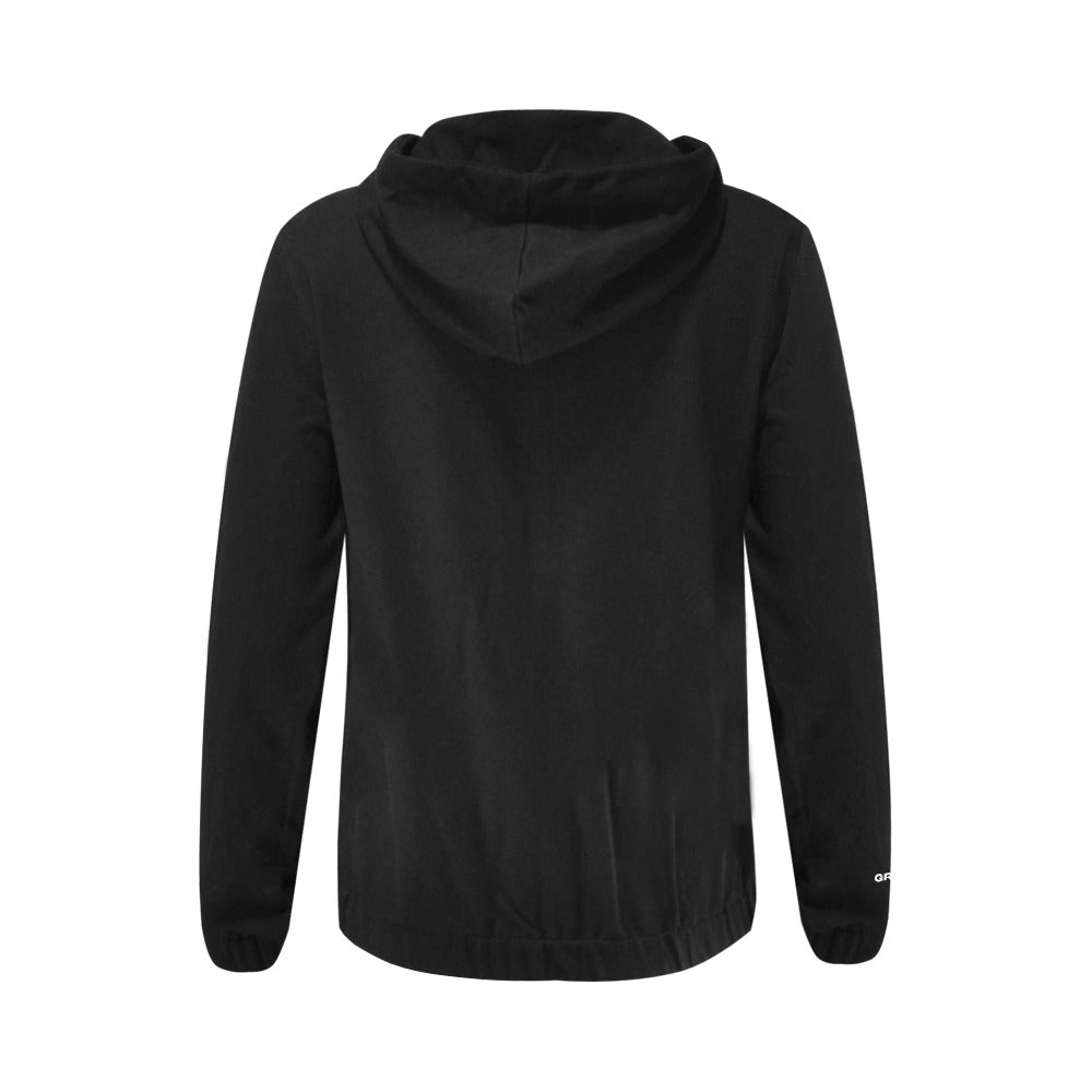 Cotton-Blend Zip Hoodie
