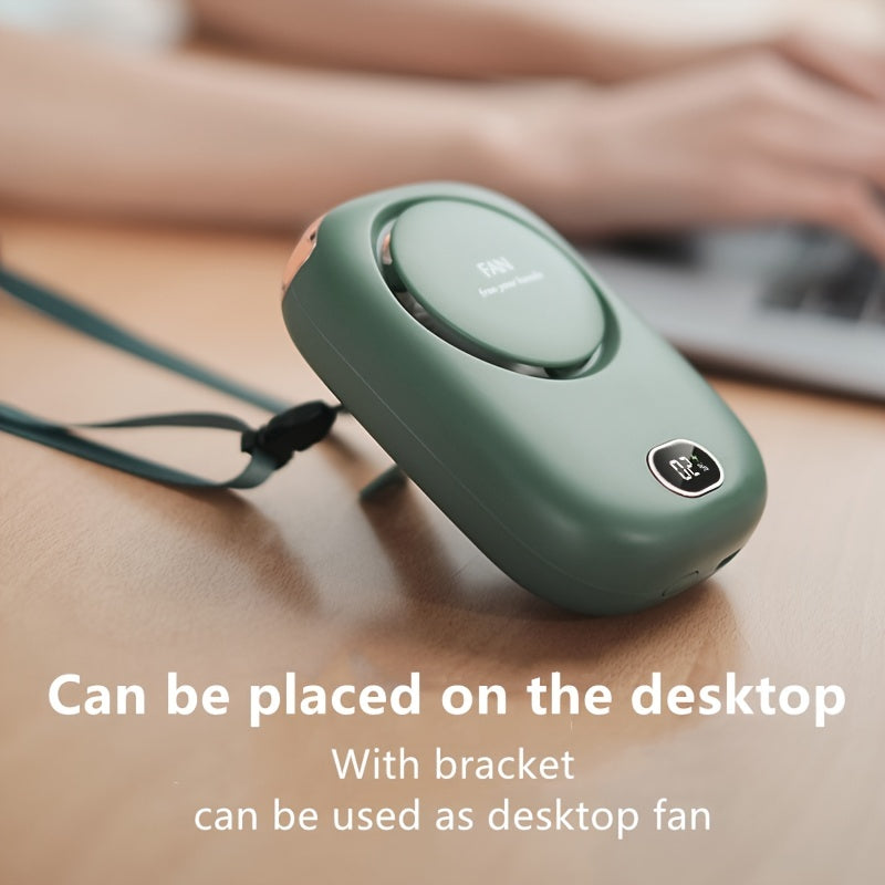 Versatile Bladeless USB Fan Waist Desktop