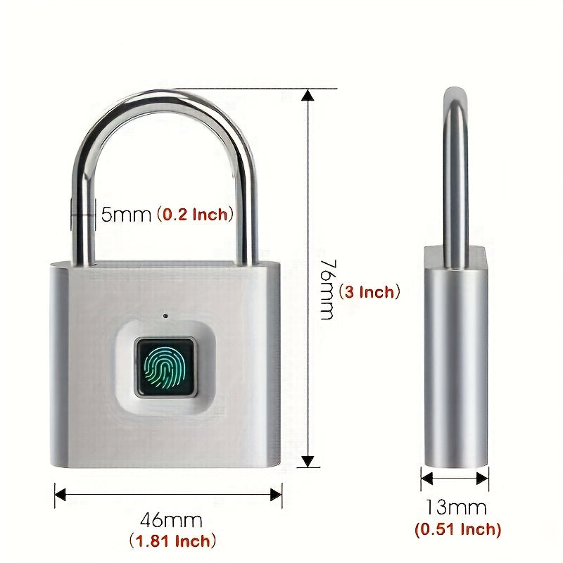 Smart Fingerprint Padlock Candado Huella Digital
