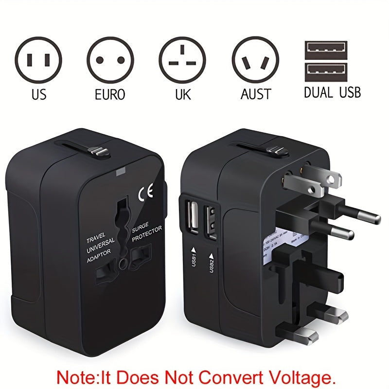 All-in-One Travel Adapter Adaptador Todo-en-Uno
