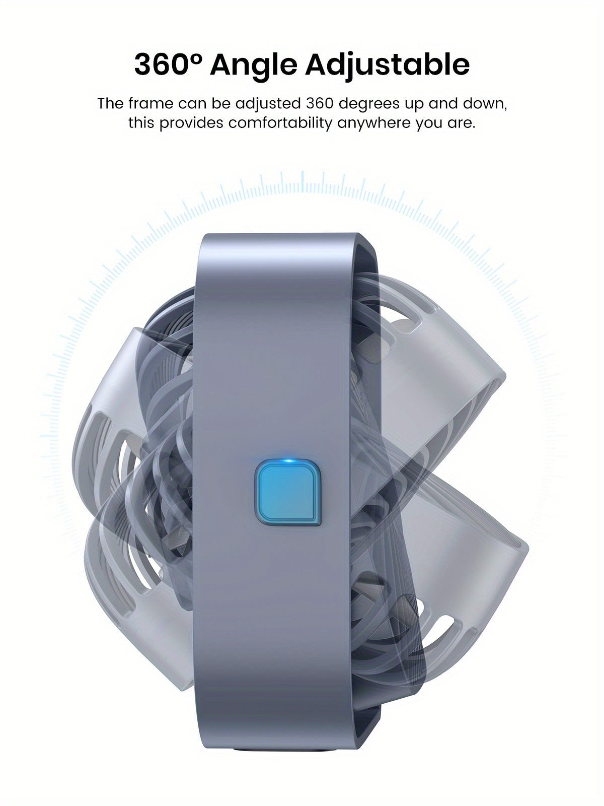 Silent USB Desk Fan 3-Speed
