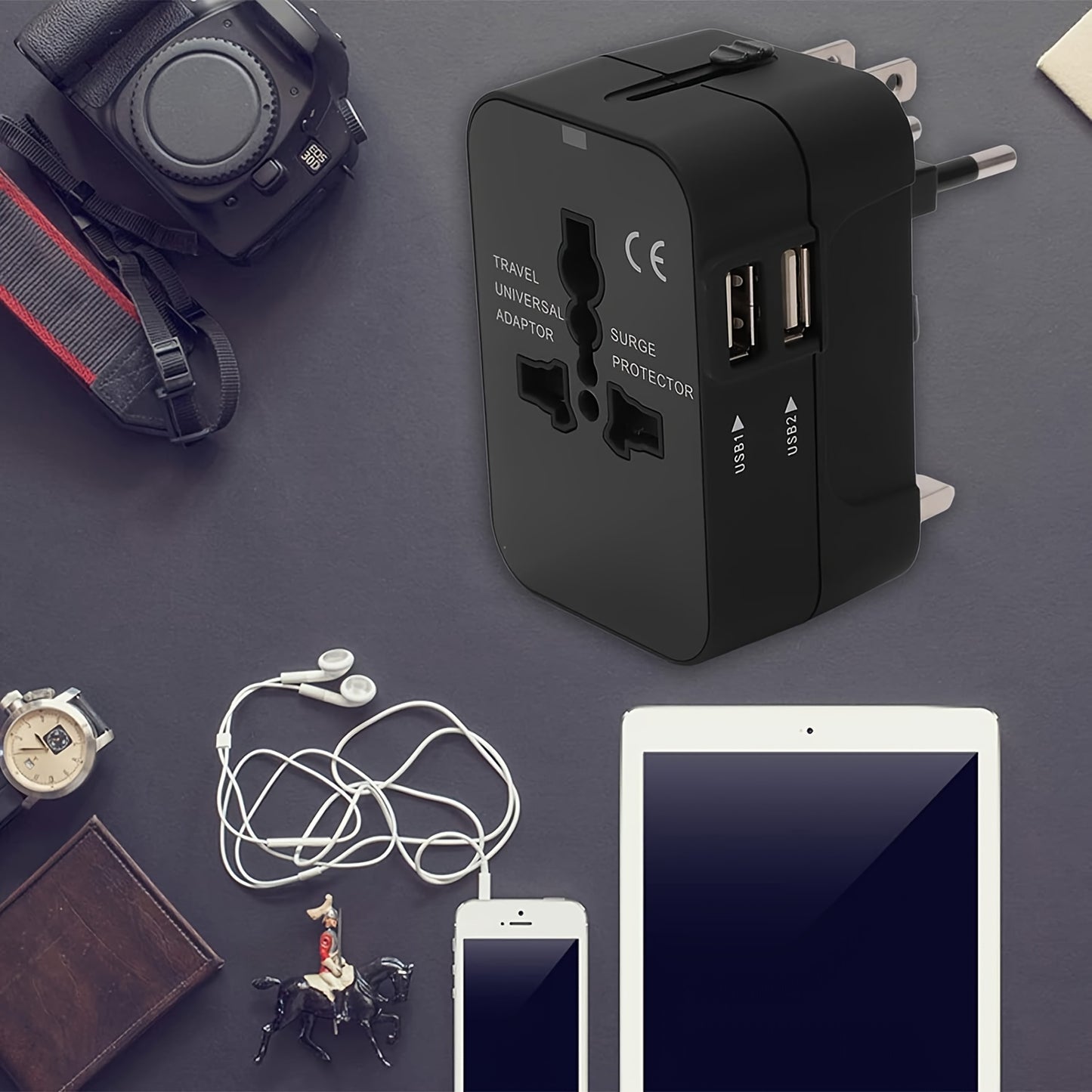 All-in-One Travel Adapter Adaptador Todo-en-Uno