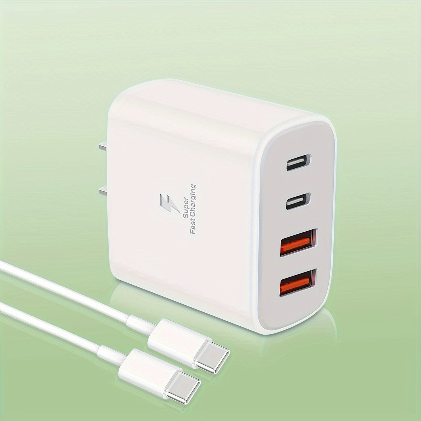 Fast USB-C Charger Cargador Rápido iPad
