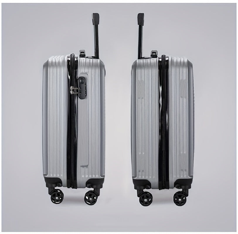 Striped Hard Shell Carry-On, Maleta Cabina Rayas Carcasa Dura