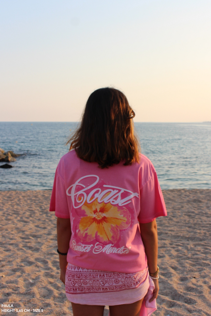 Pink Sunset Bloom T-shirt