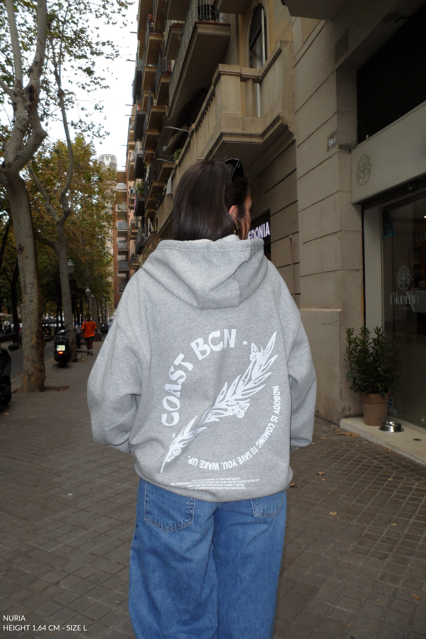 Heather Gray Wake Up Hoodie