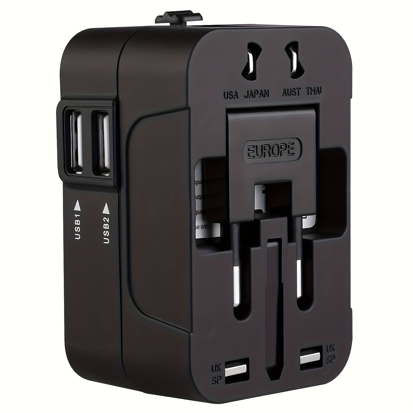 Premium 2-Pack Travel Adapter Pack Doble Premium
