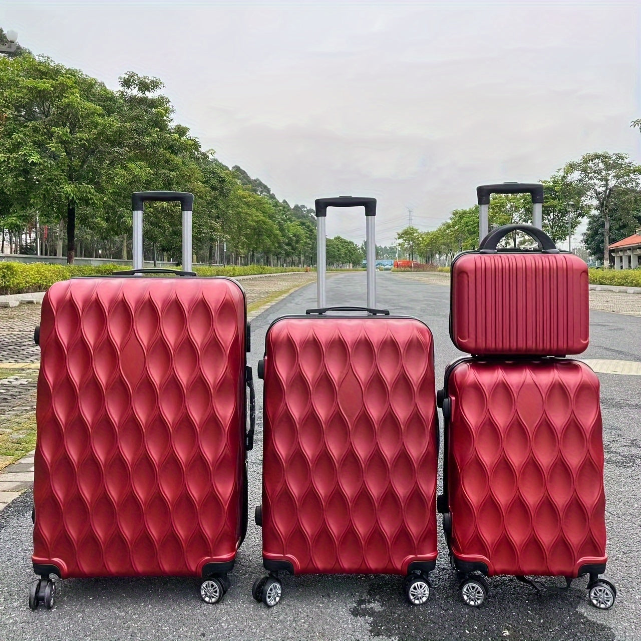 4-Piece Travel Suitcase Set Juego Maletas Viaje