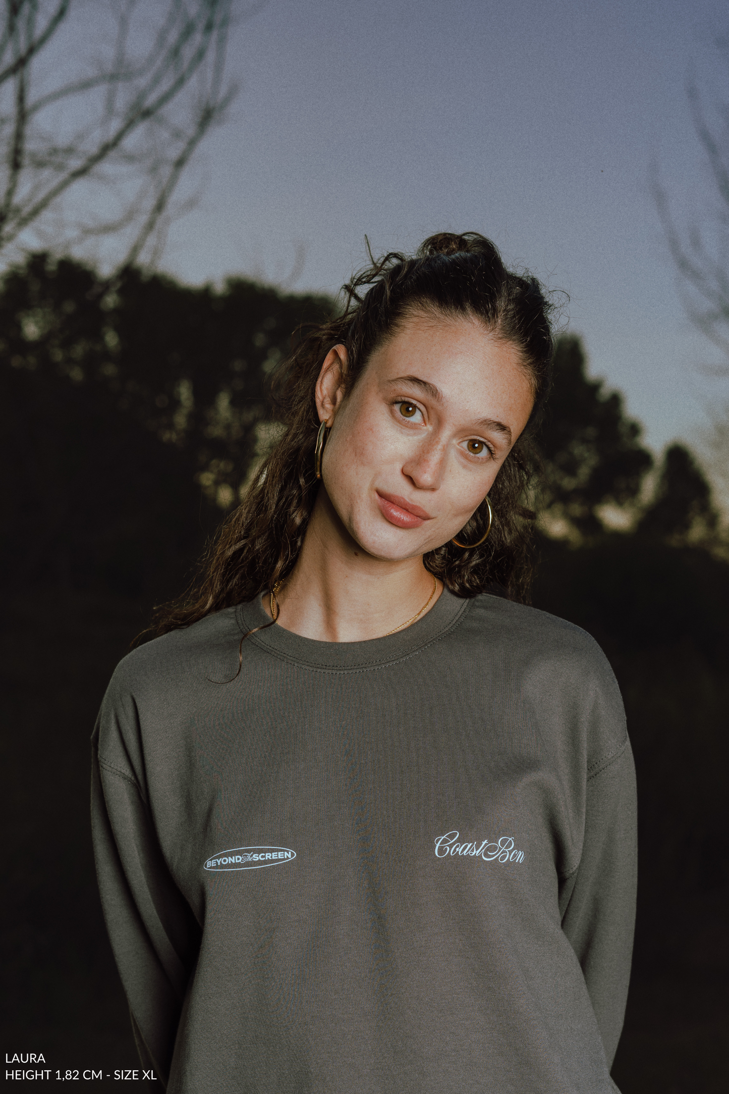 Gray Less Stalking Sweatshirt