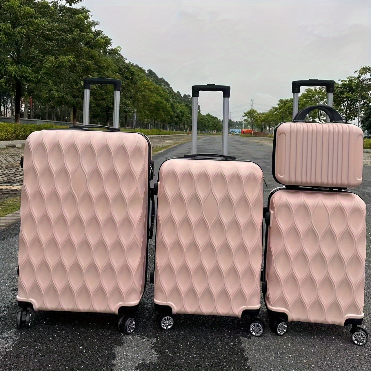 4-Piece Travel Suitcase Set Juego Maletas Viaje
