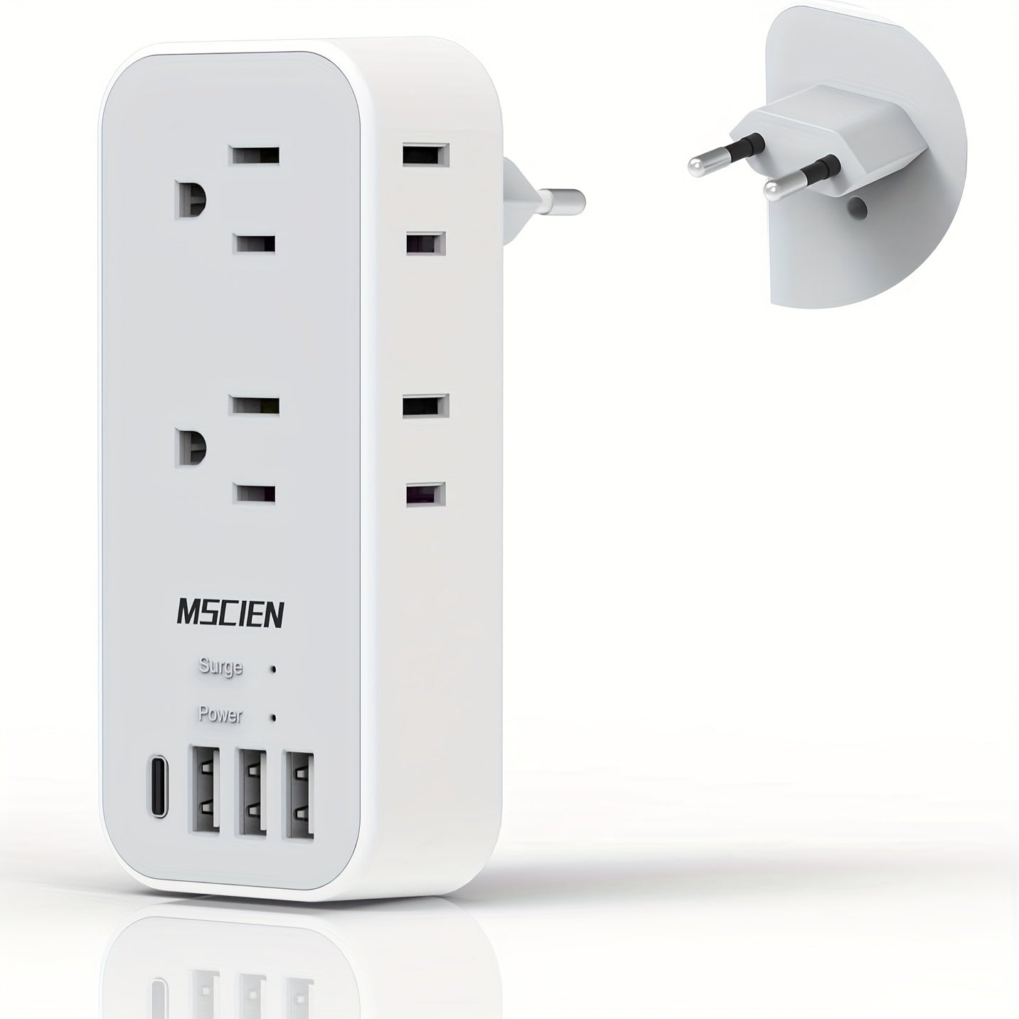 Multi-Port EU Adapter Adaptador Europa 4-Puertos