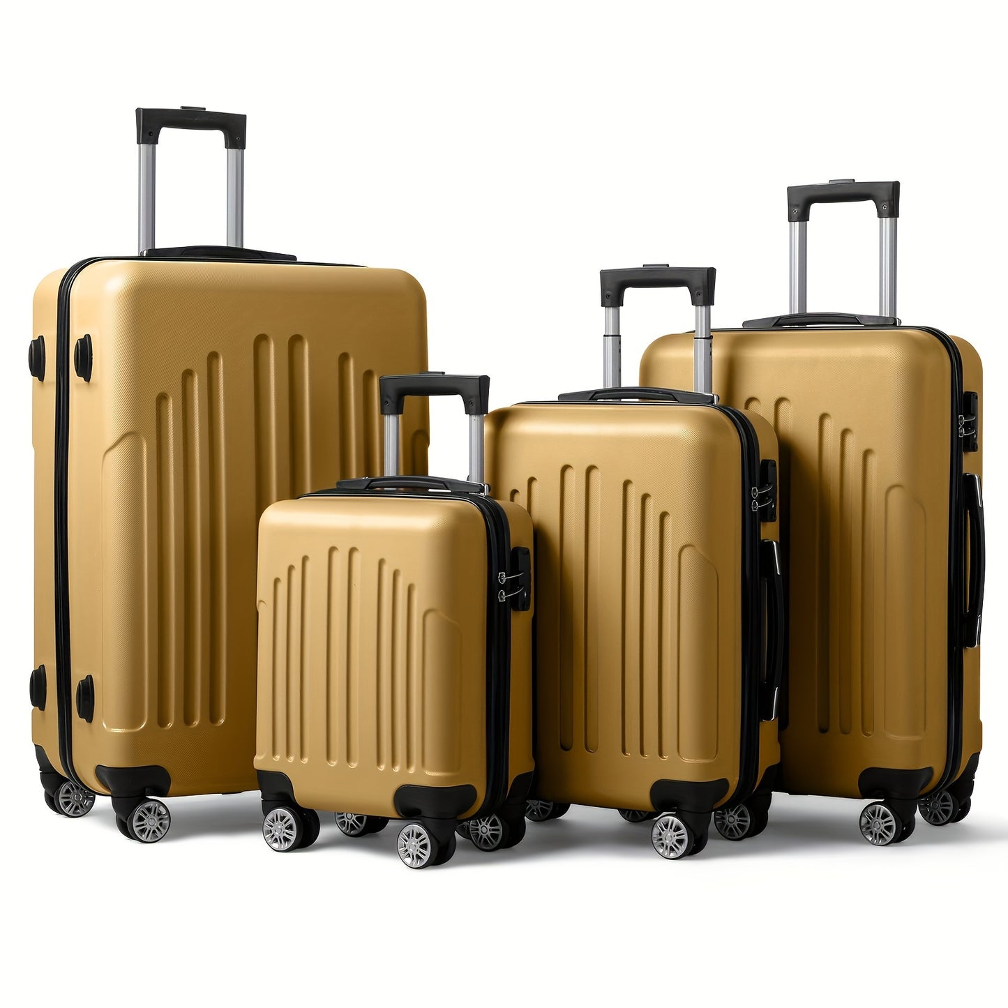 Purple Orchid Suitcase Set, Juego Maletas Orquídea Púrpura