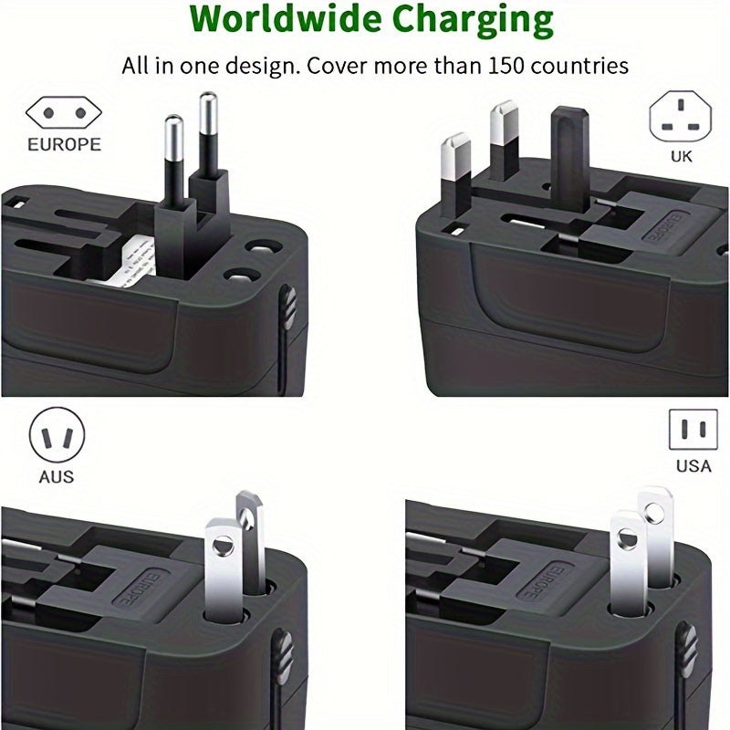 All-in-One Travel Adapter Adaptador Todo-en-Uno