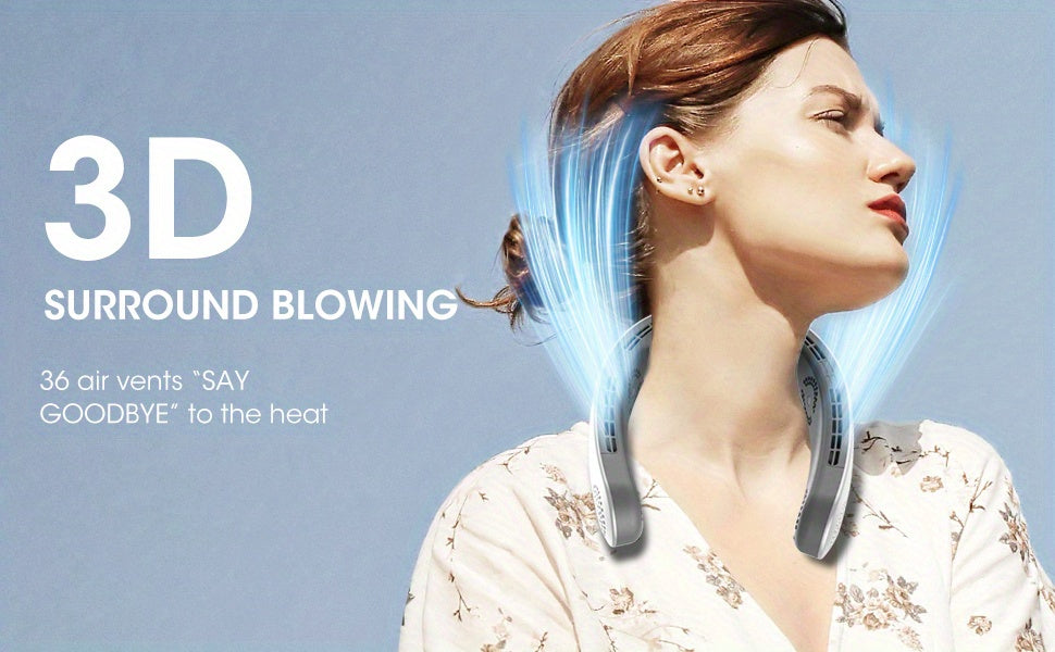 Innovative Bladeless Neck Fan Rechargeable