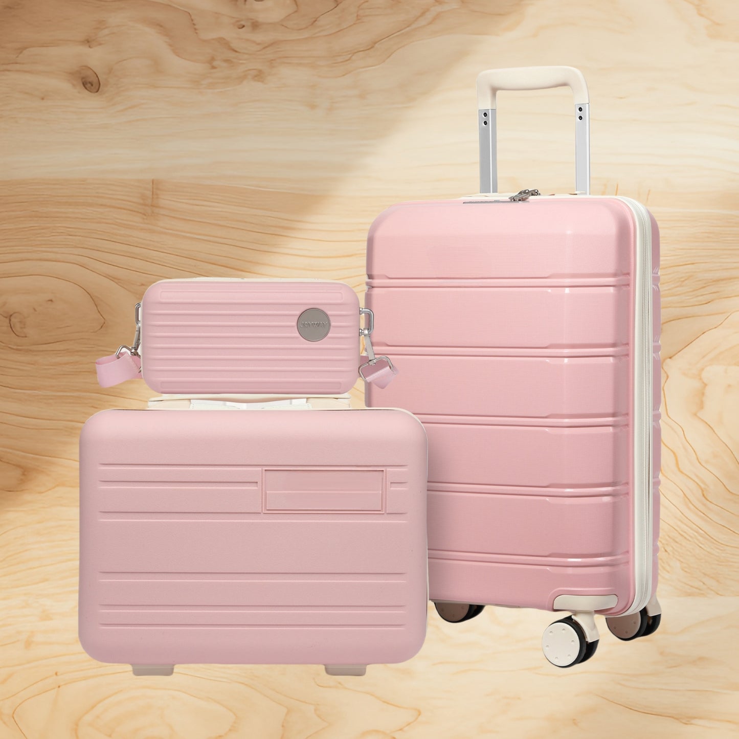 Suitcase Luggage Set with Lock, Juego Maletas con Cerradura