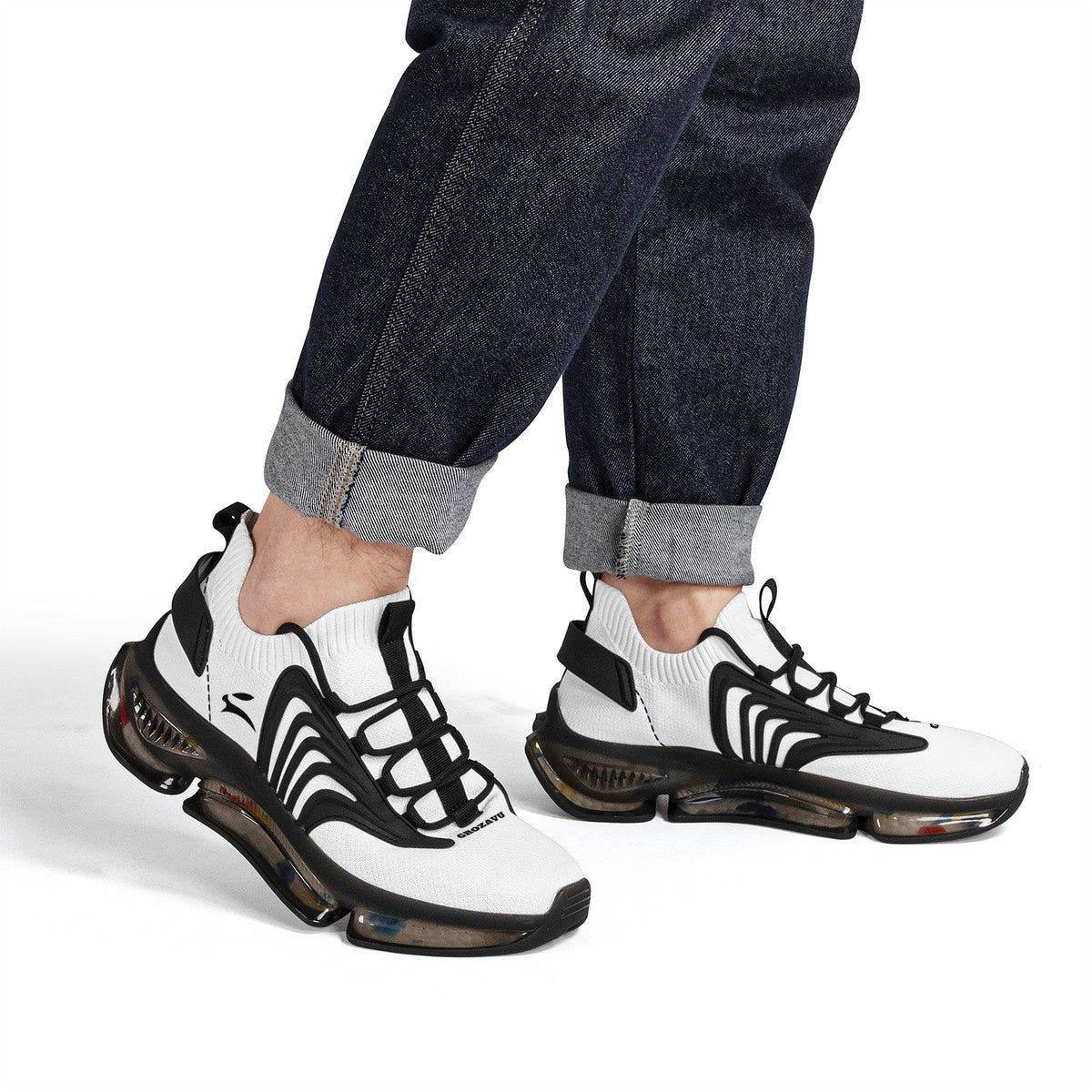 Blackout Air-Cushion Sneakers