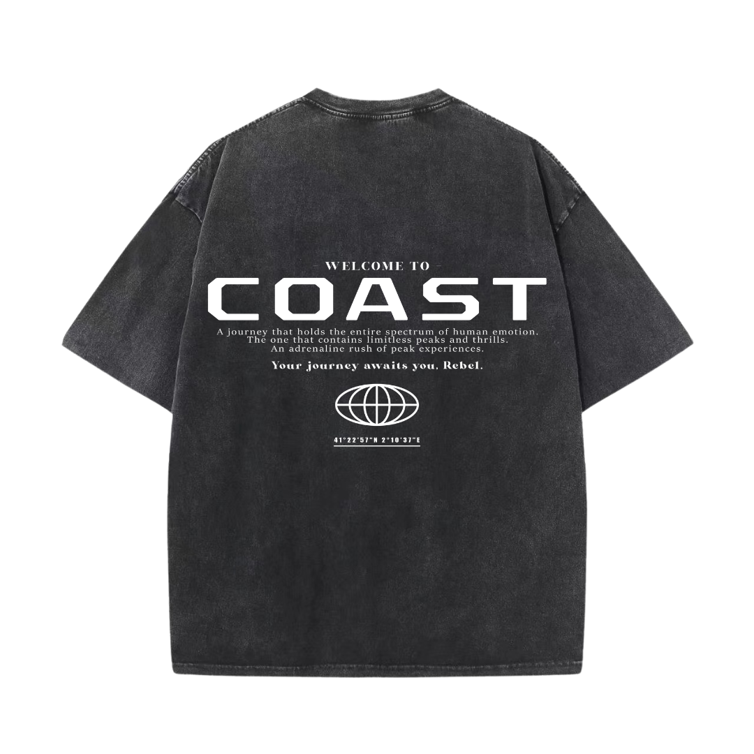 Black Washed Peaks T-shirt