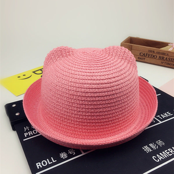 Kids Panama Hat Sombrero Niños Orejas