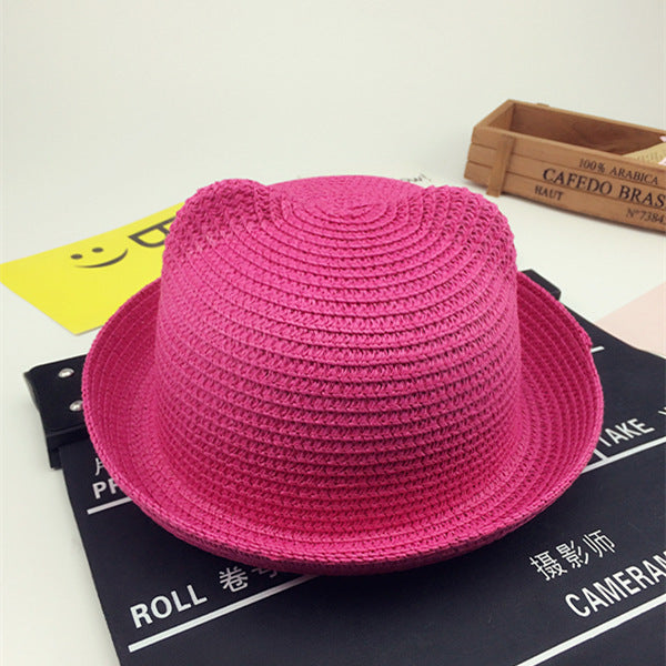 Kids Panama Hat Sombrero Niños Orejas