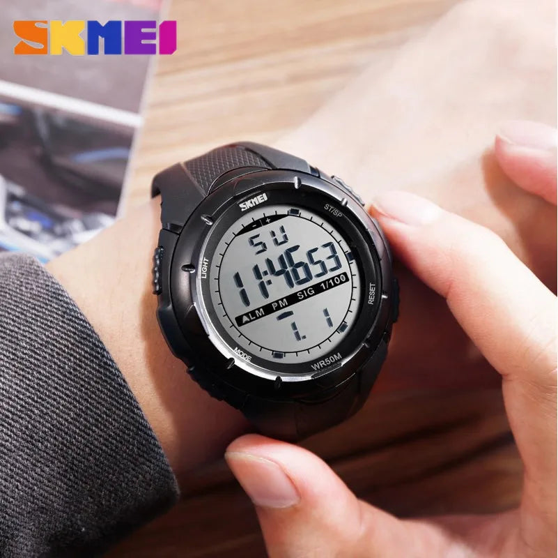 SKMEI Military Digital Sport Watch, Reloj Deportivo Digital Militar SKMEI