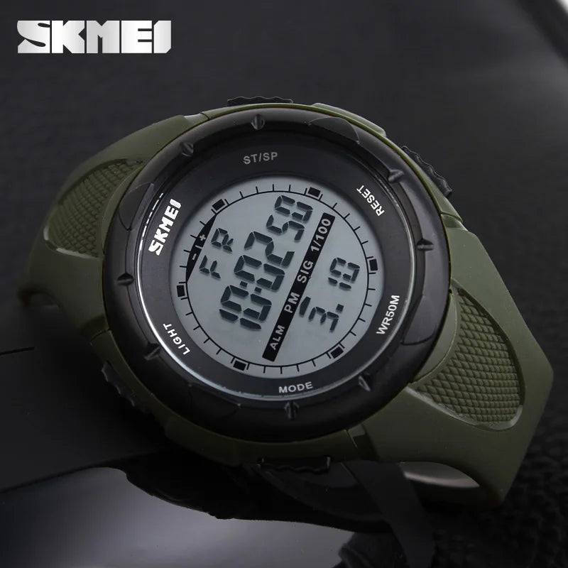 SKMEI Military Digital Sport Watch, Reloj Deportivo Digital Militar SKMEI