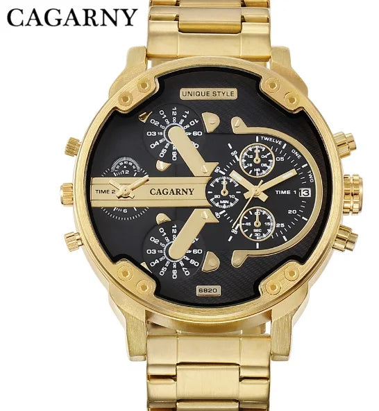Cagarny Military Style Big Watch, Reloj Grande Estilo Militar Cagarny