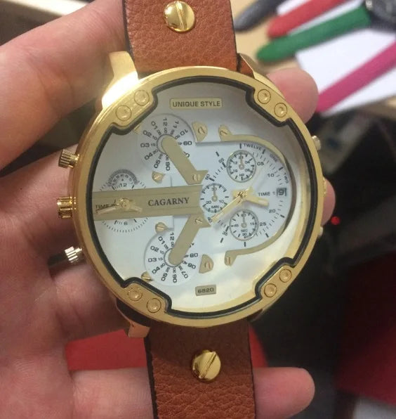 Cagarny Military Style Big Watch, Reloj Grande Estilo Militar Cagarny
