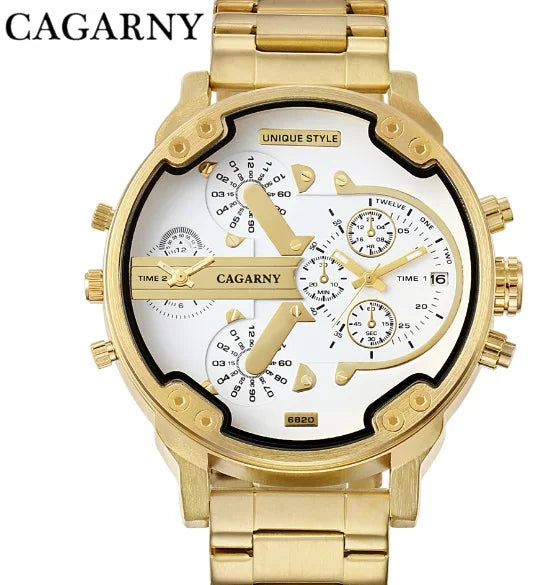 Cagarny Military Style Big Watch, Reloj Grande Estilo Militar Cagarny