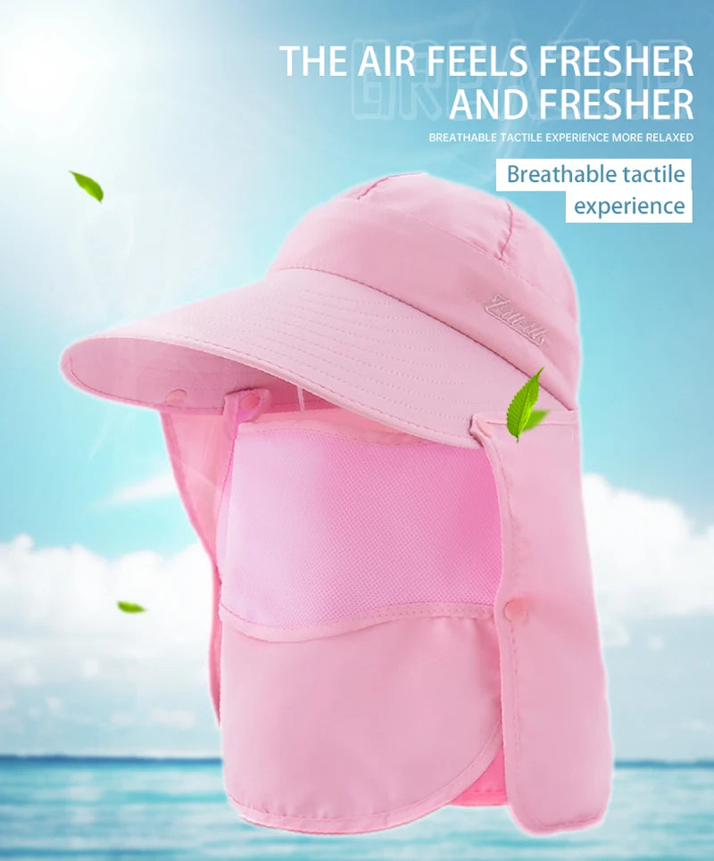 Premium Foldable Sun Hat Large Brim