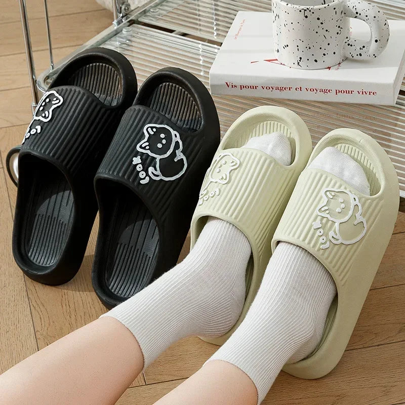 Bear Cartoon Slippers – Indoor Fun