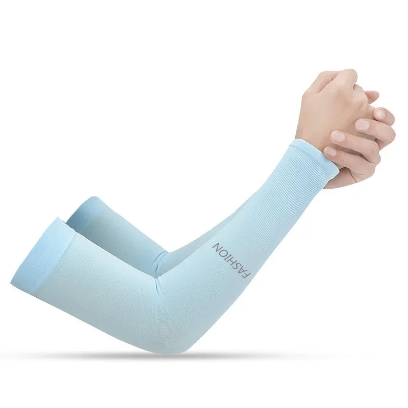 Cooling Ice Silk UV Cycling Sleeves