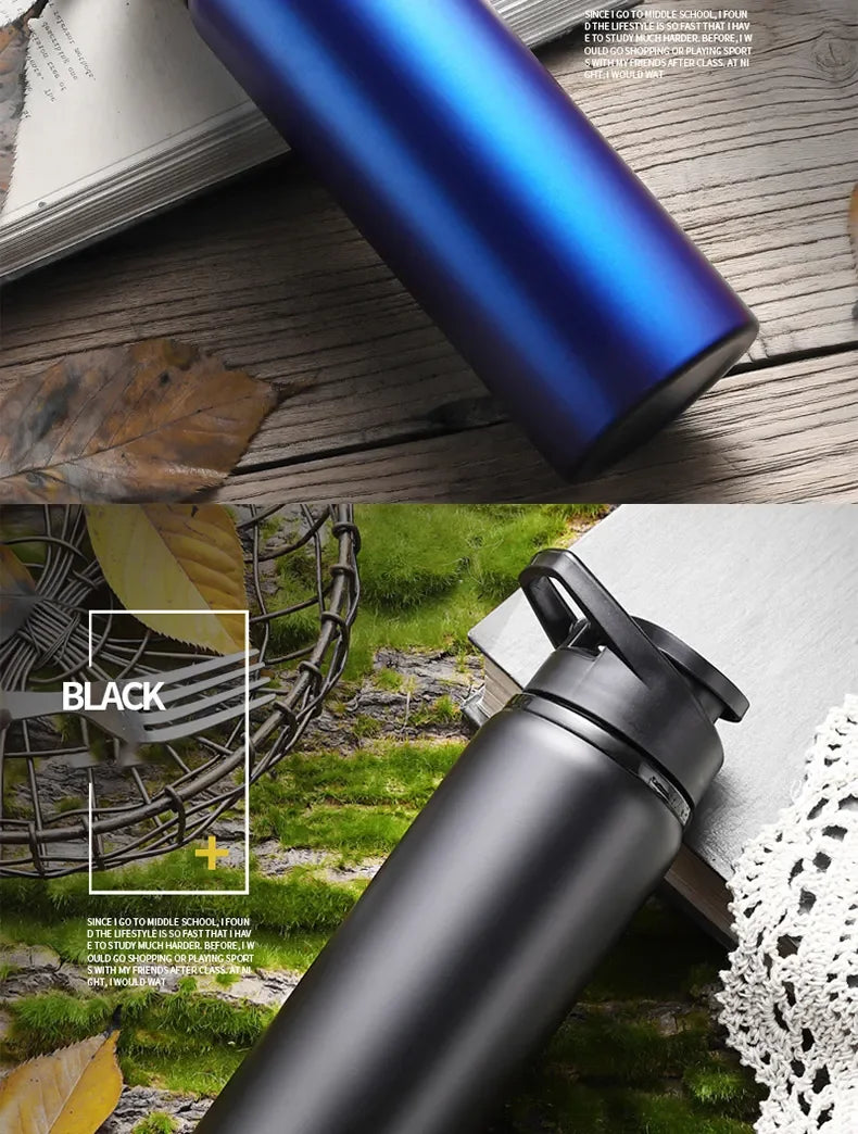 Metal Water Bottle, Botella Agua Metal