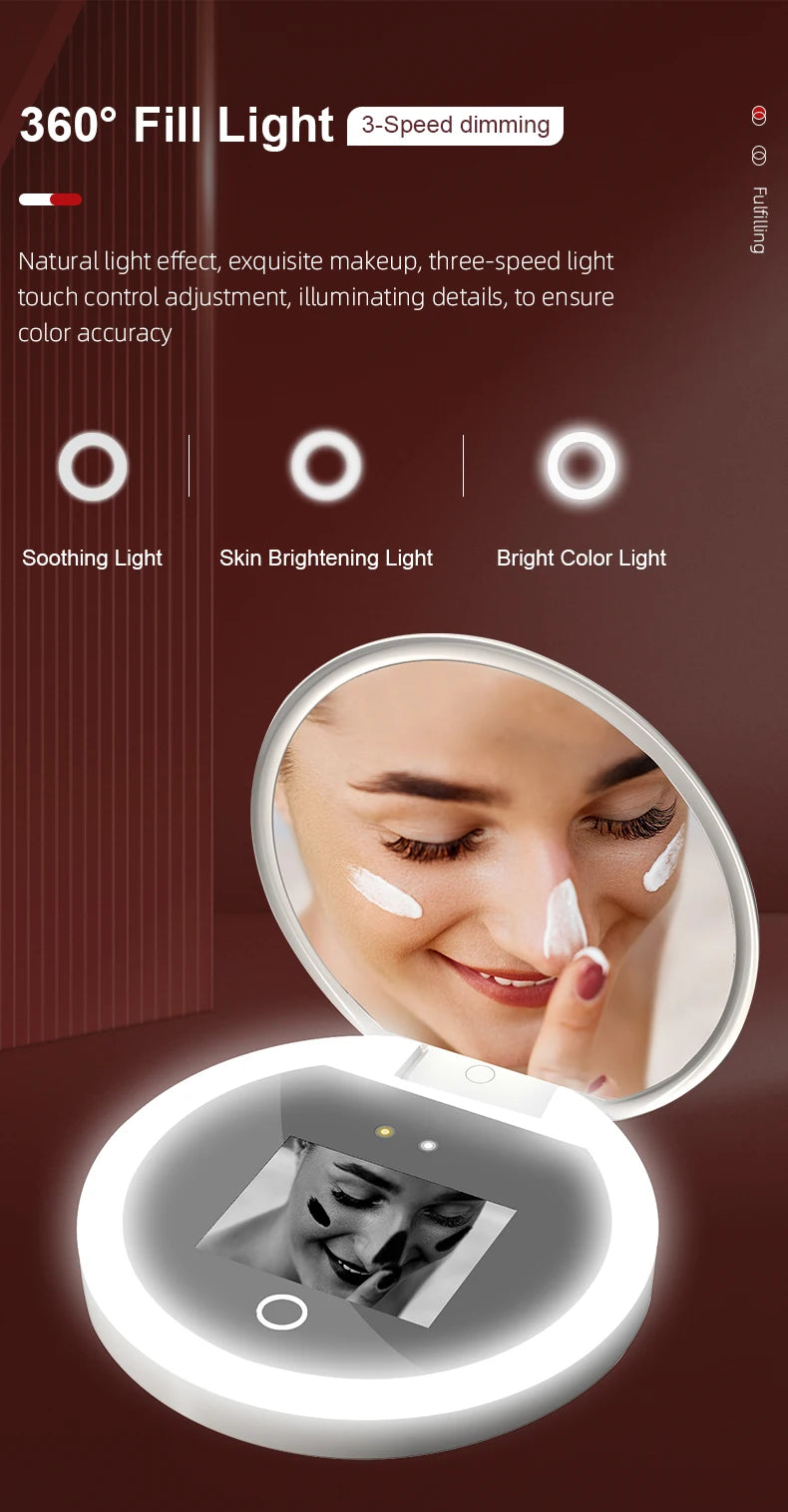 Revolutionary Smart UV Sunscreen Detection Mirror