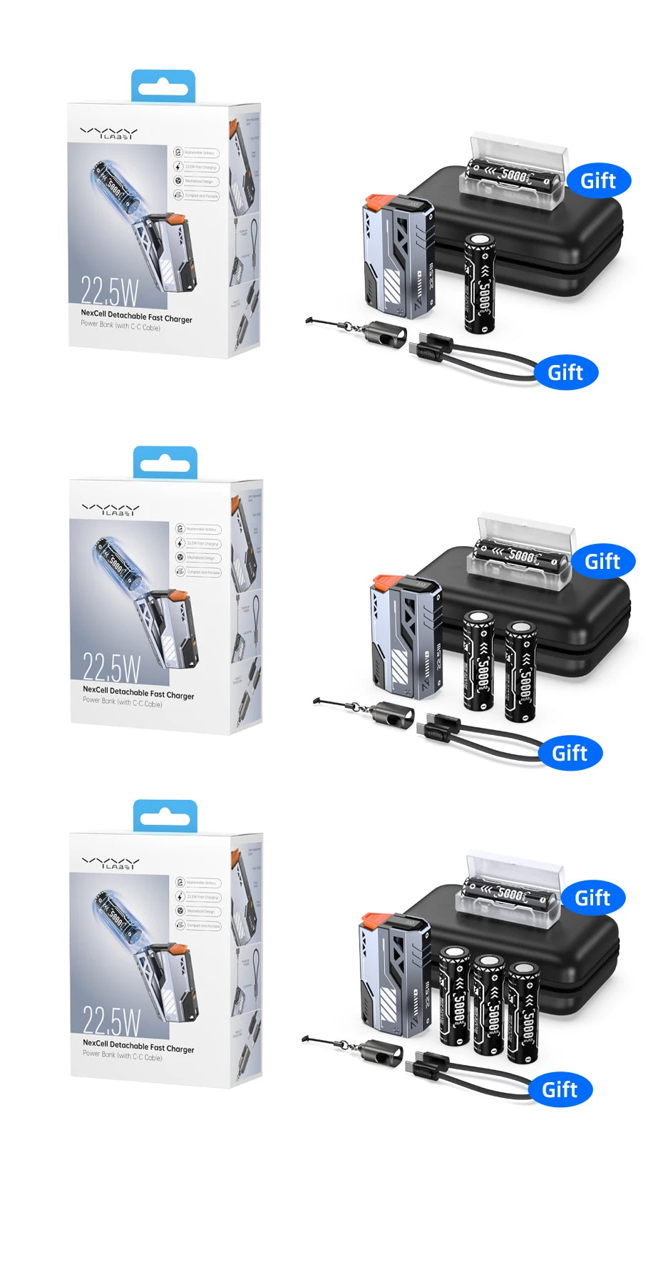 Innovative Vyvylabs Modular Power Bank 22.5W