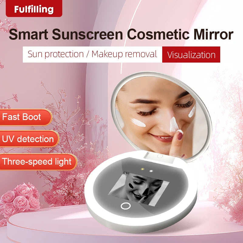 Revolutionary Smart UV Sunscreen Detection Mirror