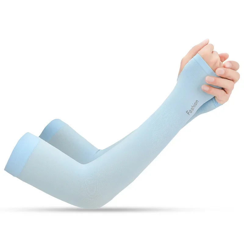 Cooling Ice Silk UV Cycling Sleeves