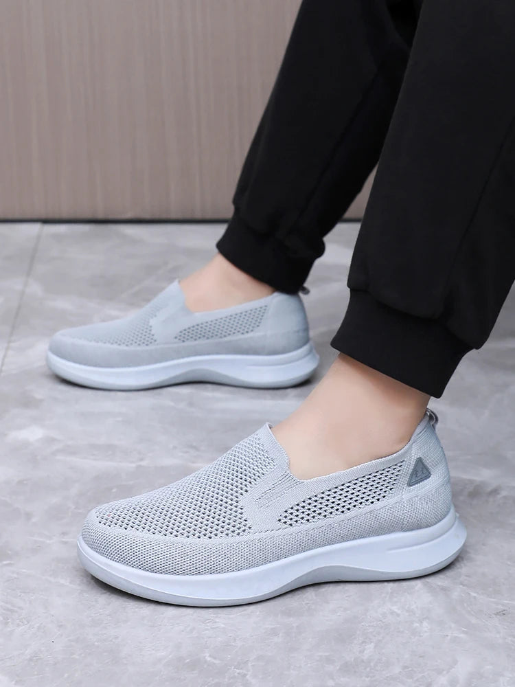 Breathable Slip-On Shoes, Zapatos Sin Cordones Transpirables